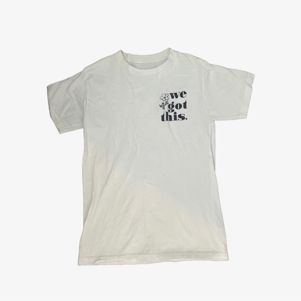 We got this cotton tee